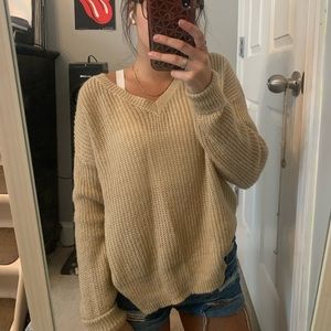Tan sweater